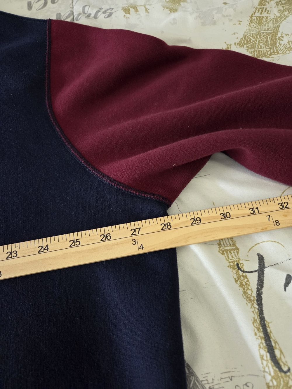 Polo by Ralph Lauren Navy Colorblock Hooded Pullover with Blue Hood - Picture 5 of 7